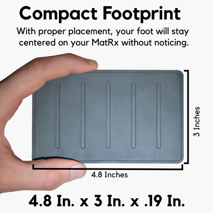 [Pack of 1] MatRx Automotive Floor Mat Universal Heel Protector Pad with Carpet Adhesive